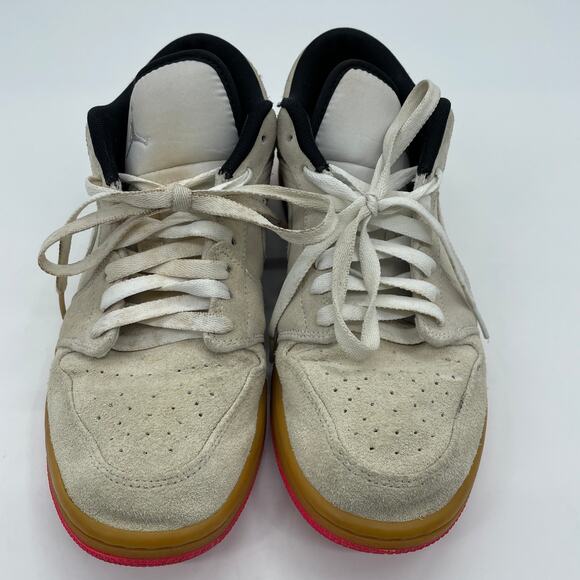 Nike Other - AIR JORDAN 1 Low Sneaker Mens Size 9 Suede 553558-119 Bone Lace Up 2019